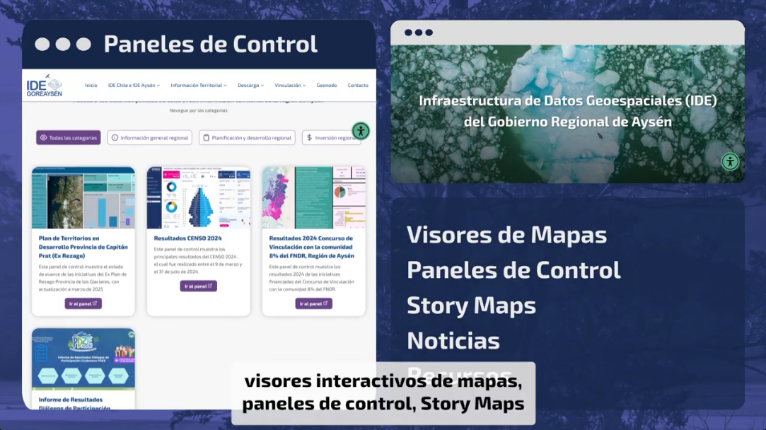 video Conoce mas del Geoportal IDE GORE Aysén